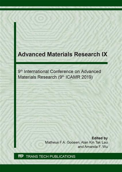 Produktbild: Advanced Materials Research IX