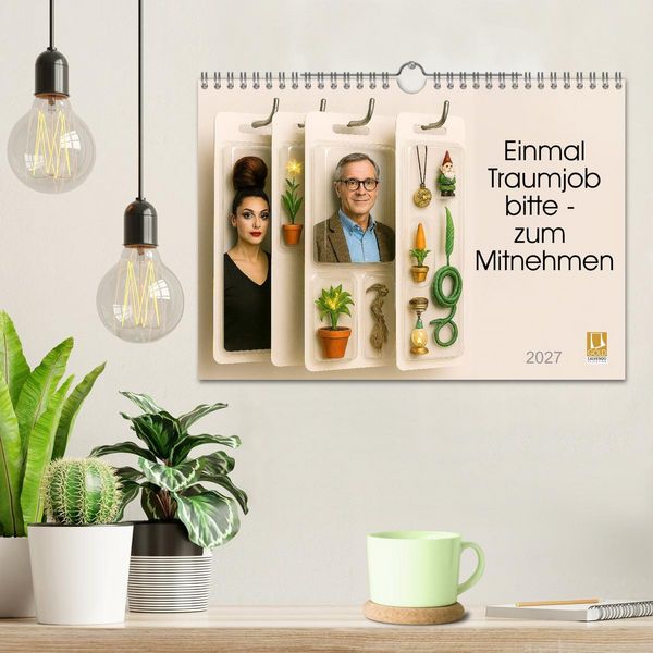 Produktbild: Einmal Traumjob bitte - zum Mitnehmen (Wandkalender 2027 DIN A4 quer), CALVENDO Monatskalender
