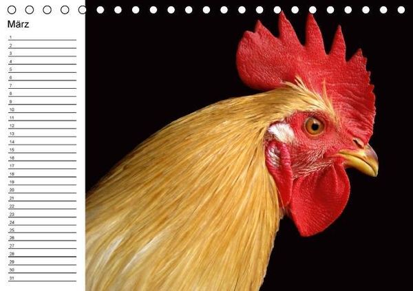 Produktbild: H&uuml;hner / Geburtstagskalender (Tischkalender immerw&auml;hrend DIN A5 quer)