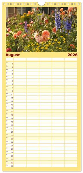 Produktbild: Familienplaner 2026 - LANDLEBEN mit 5 Spalten (Wandkalender, 21 x 45 cm) CALVENDO
