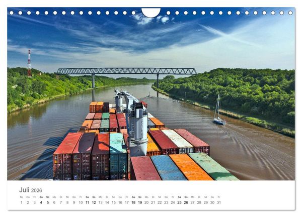 Produktbild: Faszination Schifffahrt - Schiffspassagen (Wandkalender 2026 DIN A4 quer), CALVENDO Monatskalender