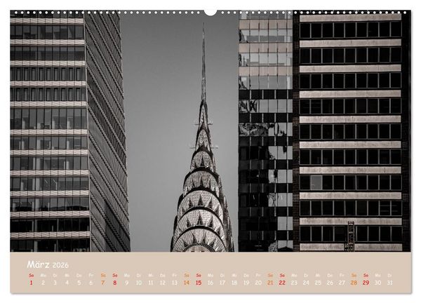 Produktbild: City Lights &ndash; New York im Fokus (hochwertiger Premium Wandkalender 2026 DIN A2 quer), Kunstdruck in Hochglanz