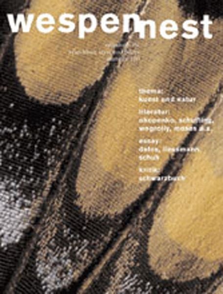 Produktbild: Wespennest. Zeitschrift f&uuml;r brauchbare Texte und Bilder / Kunst und Natur