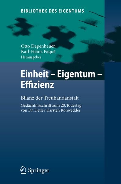 Produktbild: Einheit - Eigentum - Effizienz