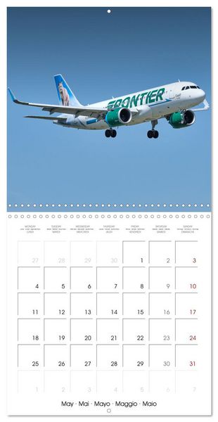 Produktbild: North American Airliners (Wall Calendar 2026 12 &times; 12 Inch) CALVENDO 12 Month Wall Calendar