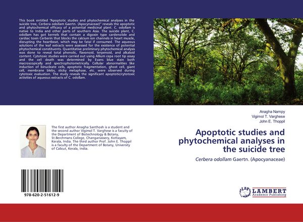 Produktbild: Apoptotic studies and phytochemical analyses in the suicide tree