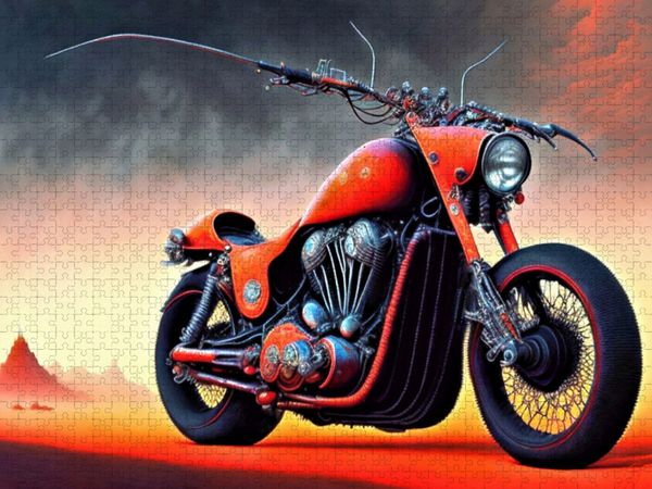 Produktbild: CALVENDO Puzzle Telescopic Handlebar | 1000 Teile Lege-Gr&ouml;&szlig;e 64x48cm Foto-Puzzle f&uuml;r gl&uuml;ckliche Stunden