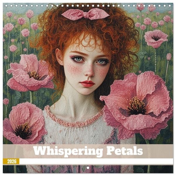 Sual ́M, S: Whispering Petals (Wall Calendar 2026 12 × 12 Inc