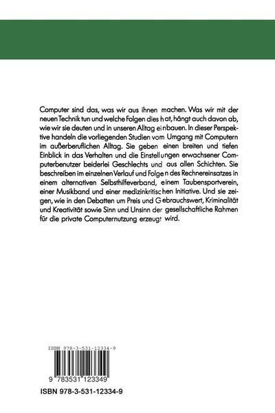 Vom Umgang mit Computern im Alltag