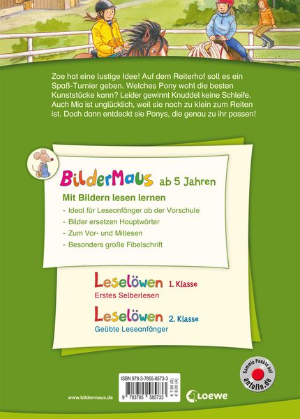 Produktbild: Bildermaus - Geschichten vom Reiterhof