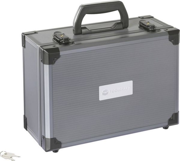 Produktbild: TOOLCRAFT TO-10308360 Werkzeug-Pilotenkoffer unbest&uuml;ckt 1 St&uuml;ck (L x B x H) 32 x 23 x 15cm