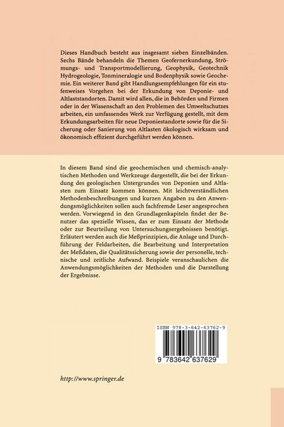 Produktbild: Geochemie