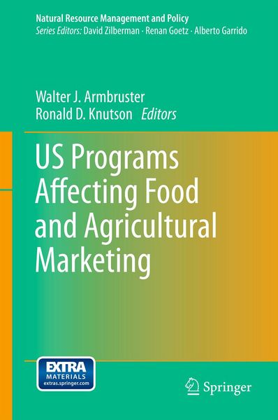 Produktbild: US Programs Affecting Food and Agricultural Marketing