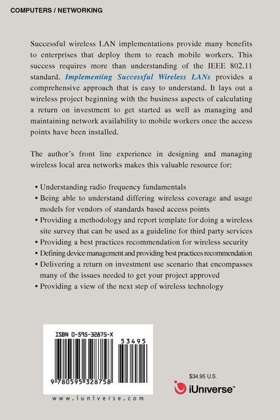 Produktbild: Implementing Successful Wireless LANs