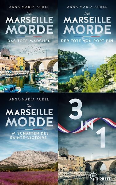 Produktbild: Die Marseille-Morde | 3 Frankreich-Krimis in 1 eBook (Nur bei uns!)