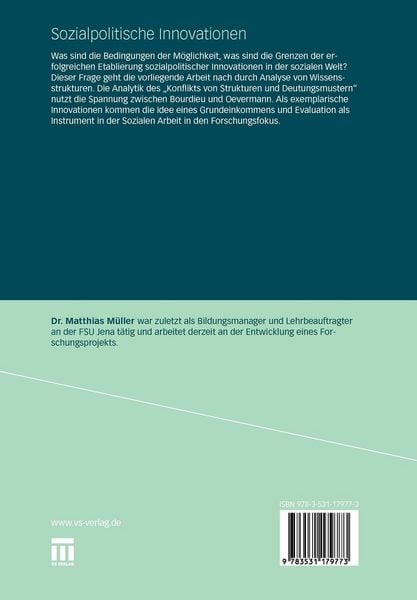 Produktbild: Sozialpolitische Innovationen
