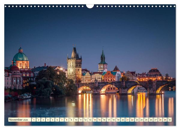 Produktbild: Die sch&ouml;ne Stadt Prag (Wandkalender 2026 DIN A3 quer), CALVENDO Monatskalender