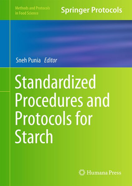 Produktbild: Standardized Procedures and Protocols for Starch
