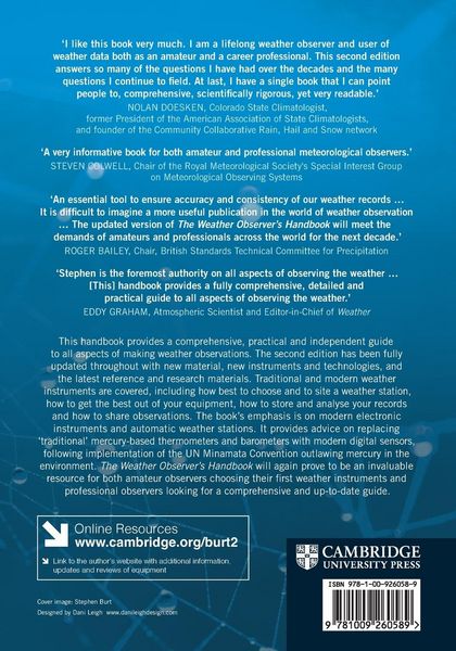 Produktbild: The Weather Observer's Handbook