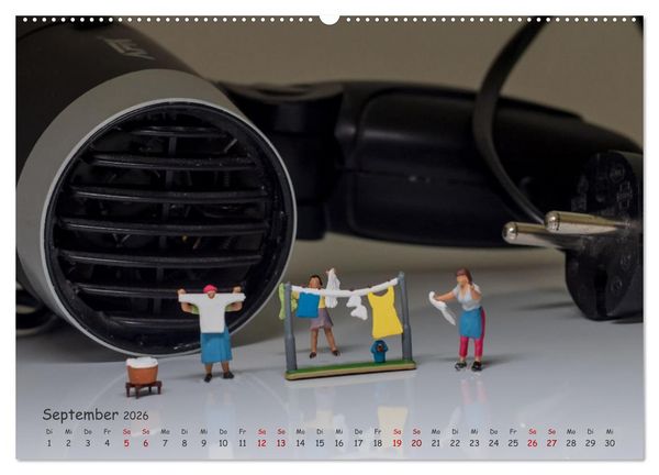 Produktbild: Hair-liche Zeiten (hochwertiger Premium Wandkalender 2026 DIN A2 quer), Kunstdruck in Hochglanz