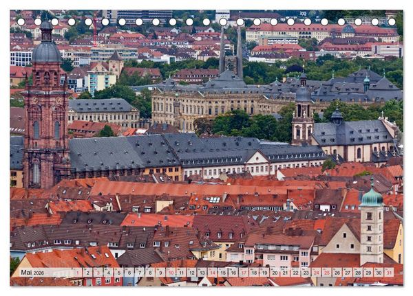 Produktbild: W&Uuml;RZBURG - ALTSTADT IMPRESSIONEN (Tischkalender 2026 DIN A5 quer), CALVENDO Monatskalender