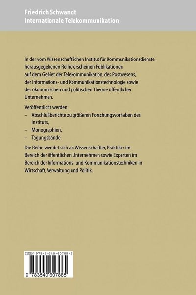 Produktbild: Internationale Telekommunikation