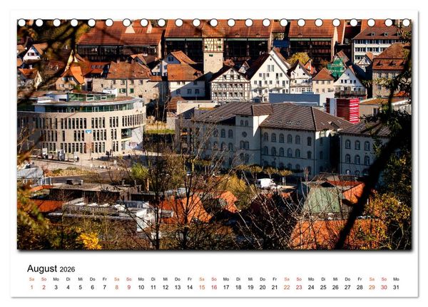 Produktbild: Aus der Ferne: Schw&auml;bisch Hall 2026 (Tischkalender 2026 DIN A5 quer), CALVENDO Monatskalender