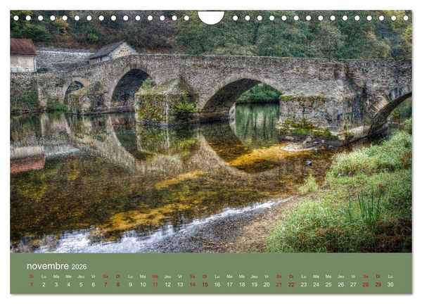 Produktbild: Bourbonnais en Auvergne (Calendrier mural 2026 DIN A4 vertical), CALVENDO calendrier mensuel