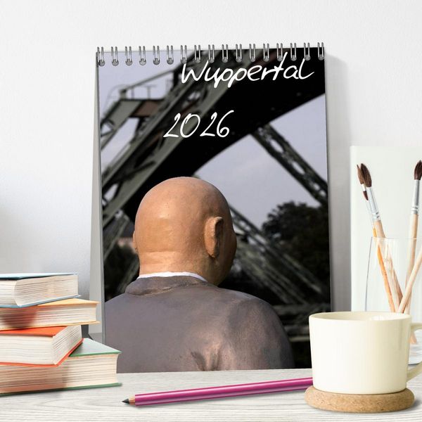 Produktbild: Wuppertal 2026 (Tischkalender 2026 DIN A5 hoch), CALVENDO Monatskalender