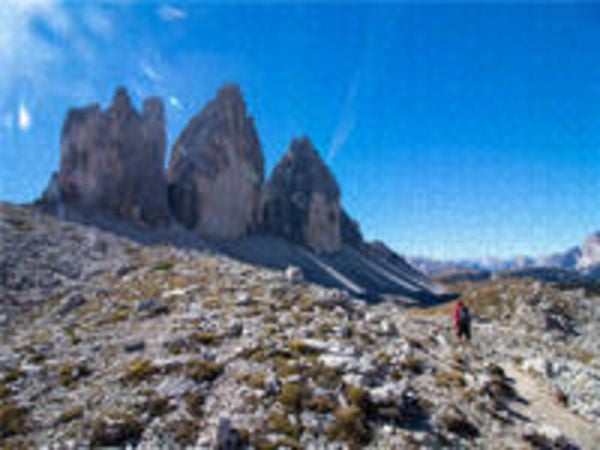CALVENDO Puzzle Drei Zinnen, Dolomiten, Italien | 1000 Teile Lege-Größe 64x48cm Foto-Puzzle für glückliche Stunden