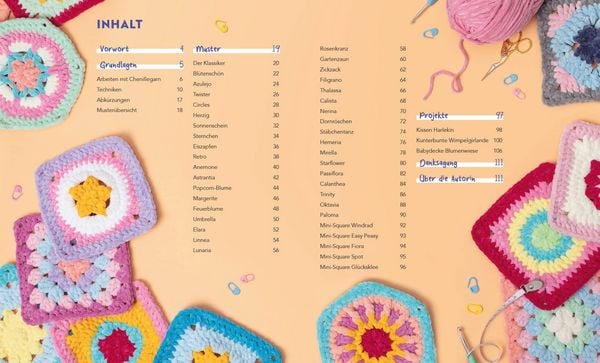 Produktbild: Granny Squares &ndash; soft und cosy h&auml;keln mit @elealindadesign