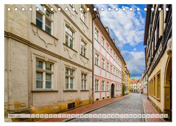Produktbild: Bamberg Impressionen (Tischkalender 2026 DIN A5 quer), CALVENDO Monatskalender