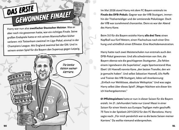 Produktbild: Mein Fu&szlig;ballheld Harry Kane &ndash; Seine Geschichte, seine Spiele, seine Rekorde