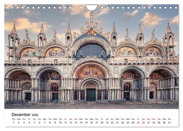 Produktbild: Beautiful Venice (Wall Calendar 2026 DIN A4 landscape), CALVENDO 12 Month Wall Calendar