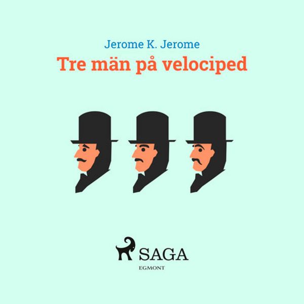 Produktbild: Tre m&auml;n p&aring; velociped