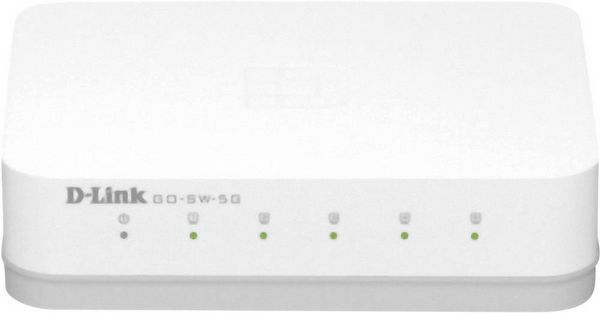 Produktbild: D-Link GO-SW-5G/E GO-SW-5G Netzwerk Switch 5 Port 1 GBit/s