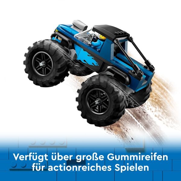 Produktbild: LEGO City 60402 Blauer Monstertruck, Offroad-Auto, Spielzeug-Monster-Truck