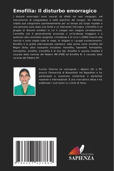Produktbild: Emofilia: Il disturbo emorragico
