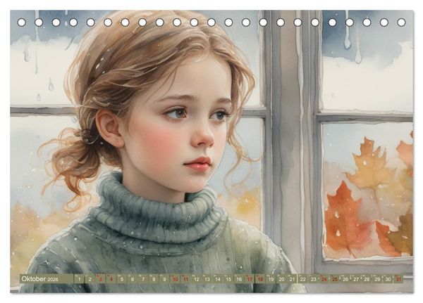 Produktbild: Liebste Kinder (Tischkalender 2026 DIN A5 quer), CALVENDO Monatskalender