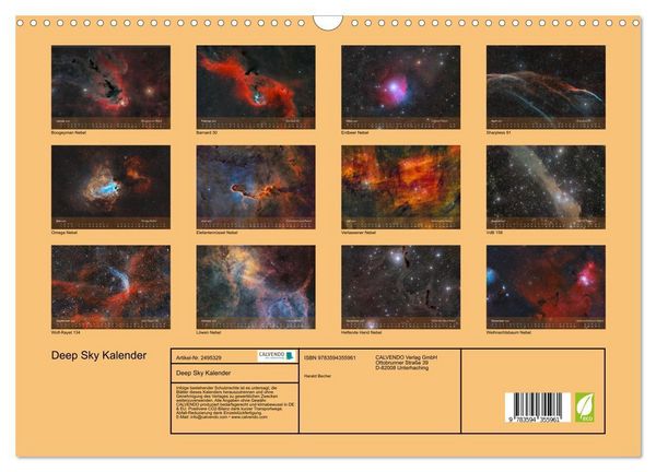 Produktbild: Deep Sky Kalender (Wandkalender 2027 DIN A3 quer), CALVENDO Monatskalender