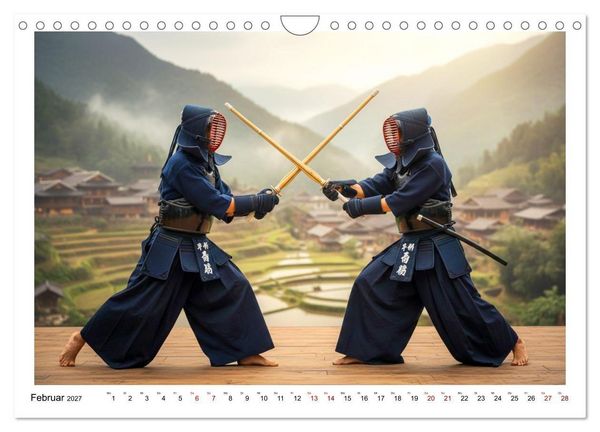 Produktbild: Martial Arts - Kampf und Eleganz (Wandkalender 2027 DIN A4 quer), CALVENDO Monatskalender
