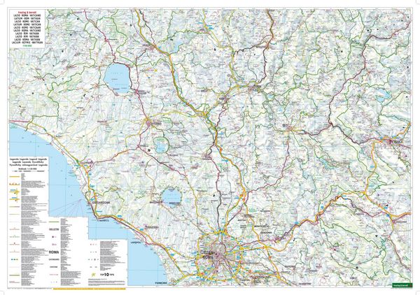 Produktbild: freytag & berndt Stra&szlig;enkarte Latium - Rom - Vatikan 1:150.000
