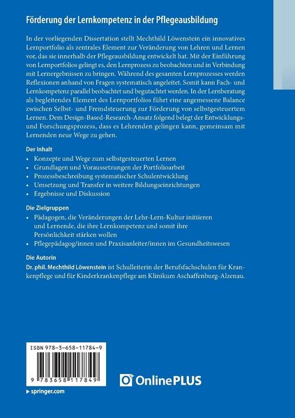 Produktbild: F&ouml;rderung der Lernkompetenz in der Pflegeausbildung
