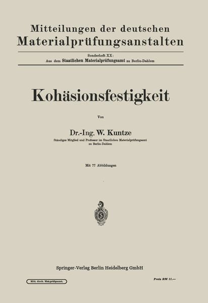 Produktbild: Koh&auml;sionsfestigkeit