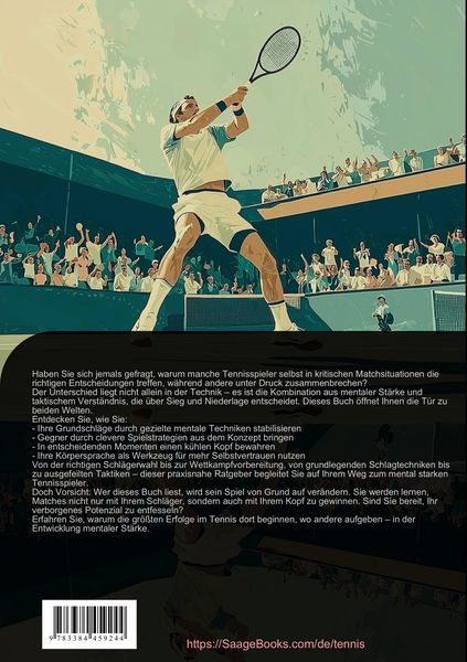 Produktbild: Tennis Taktik & Mentaltraining: Der Schl&uuml;ssel zum erfolgreichen Spiel