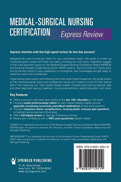 Produktbild: Medical-Surgical Nursing Certification Express Review