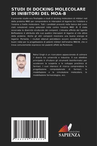 Produktbild: Studi Di Docking Molecolare Di Inibitori Del Moa-B