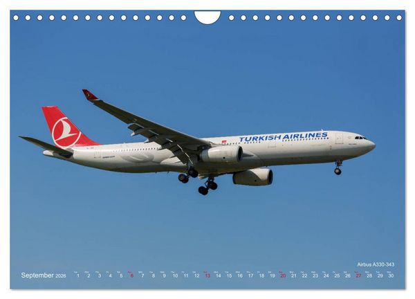 Produktbild: Airliners of the Middle East (Wall Calendar 2026 DIN A4 landscape), CALVENDO 12 Month Wall Calendar
