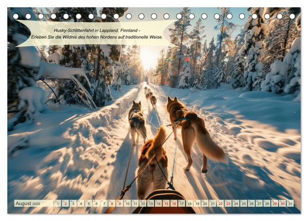 Produktbild: Abenteuerideen f&uuml;r Adrenalin Junkies (Tischkalender 2026 DIN A5 quer), CALVENDO Monatskalender