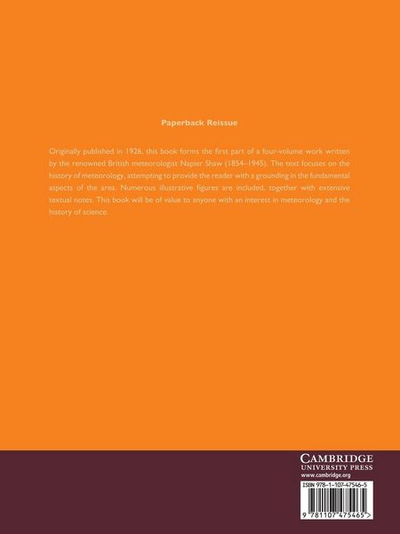 Produktbild: Manual of Meteorology
